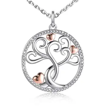 925 sterling silver joyas tree of life pendant necklace