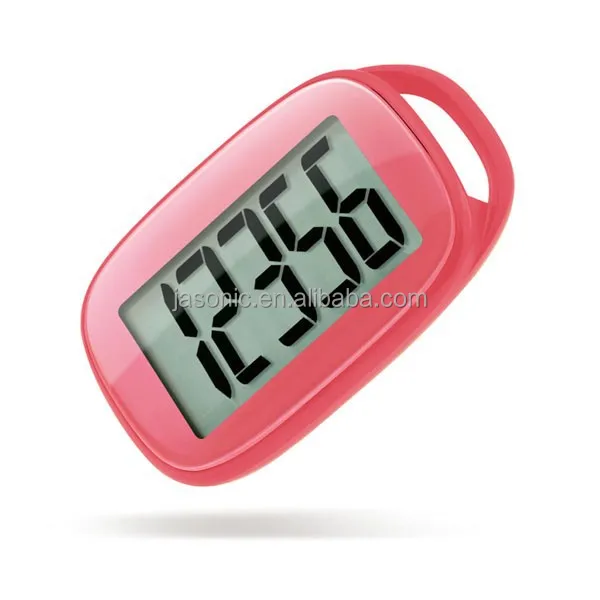 Fitness Large Display 3D Sensor Step Counter Walking Running 3D Simple Pedometer with Lanyard Activity Tracker