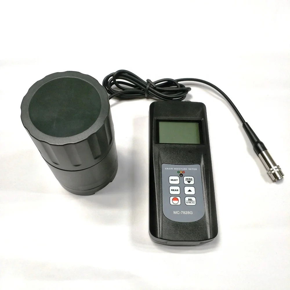 MC7828G Cup Type Grain Moisture Tester for Flour Soft Wheat Coffee Coaoa Beans Wheat Rye Paddy Rice Ground Nuts Moisture Meter