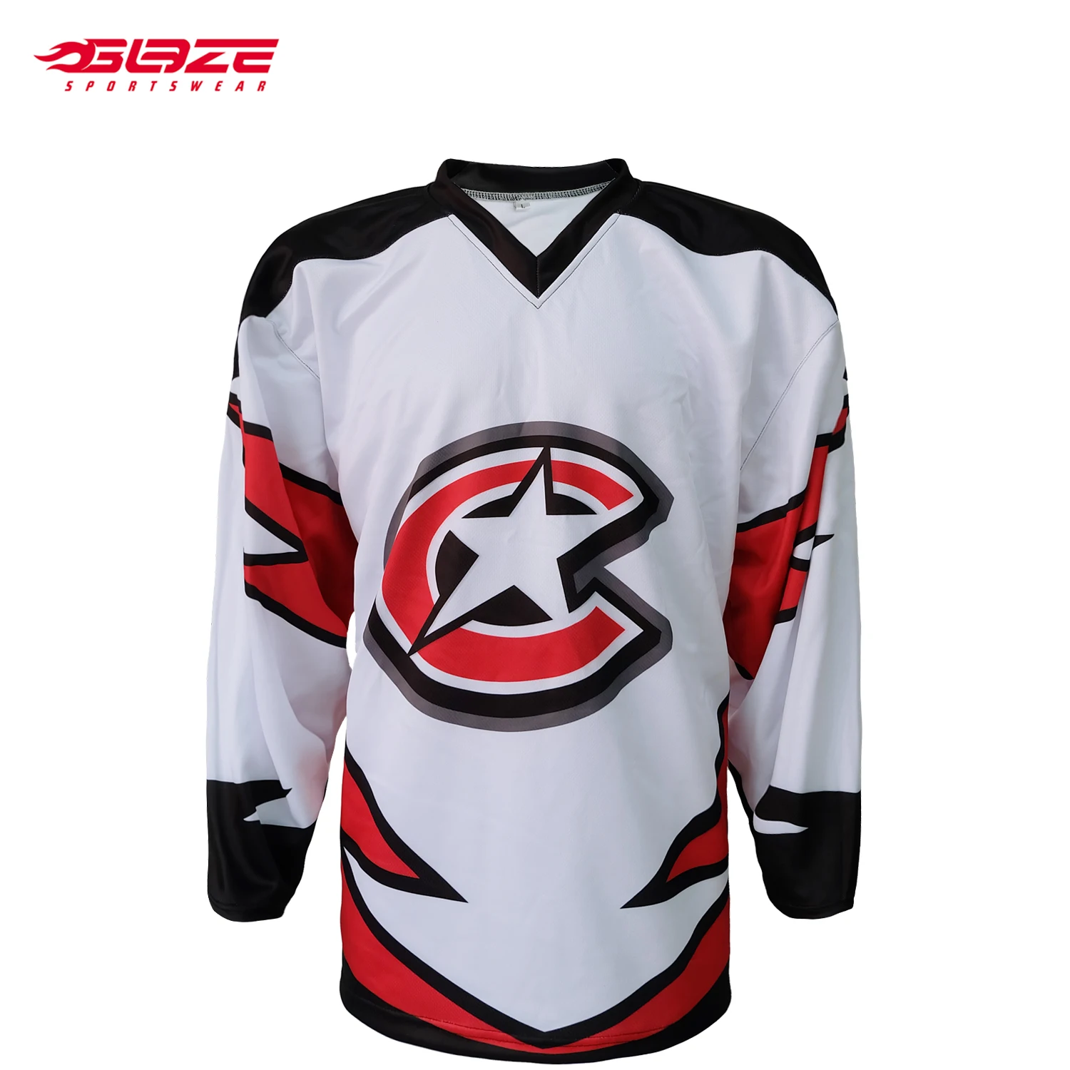 Source Cheap professional european kids neon green fashion hockey jerseys  on m.