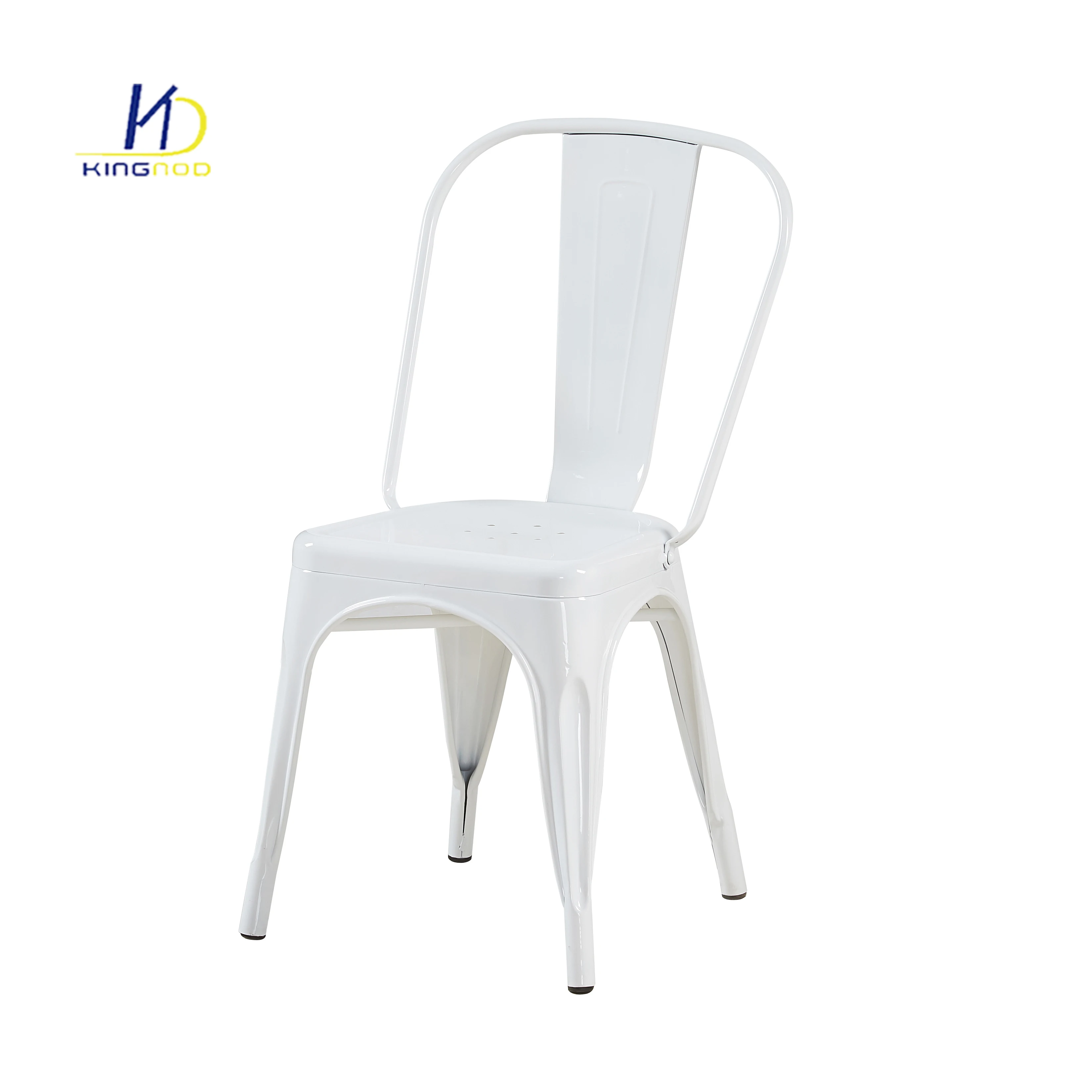 Современный металлический обеденный стул, дешевый сверхпрочный стул, Штабелируемый стул для кафе, винтажный металлический промышленный стальной стул