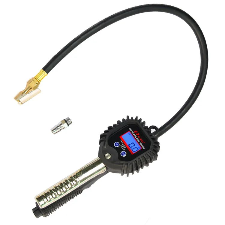 
Инструменты для ремонта шин автомобиля, инфлятор с манометром, жк цифровой манометр с резиновым шлангом 