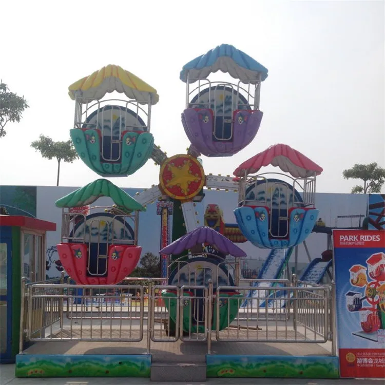 Interesting Children Playground Rides 5 Cabins Kids Mini Ferris Wheel for Sale