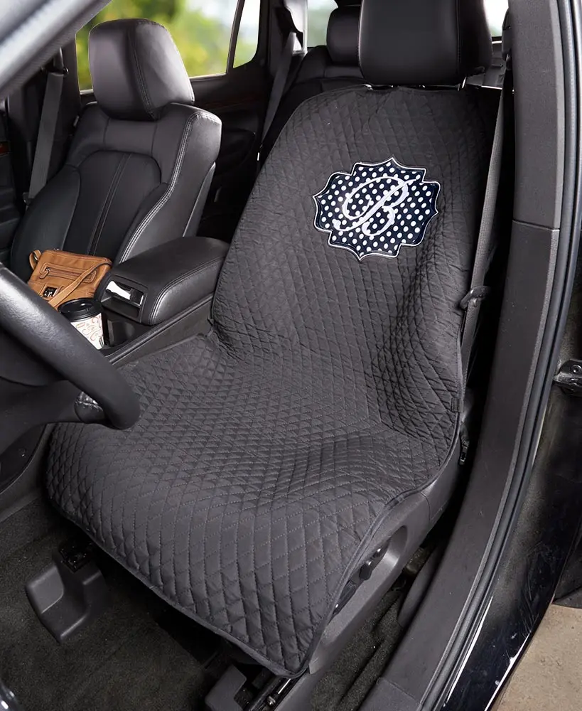 monogram seat covers