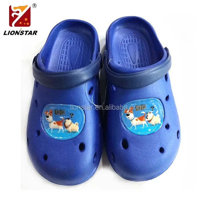 
Синий пластиковый сандалии-сабо; Обувь для молодых мальчиков 