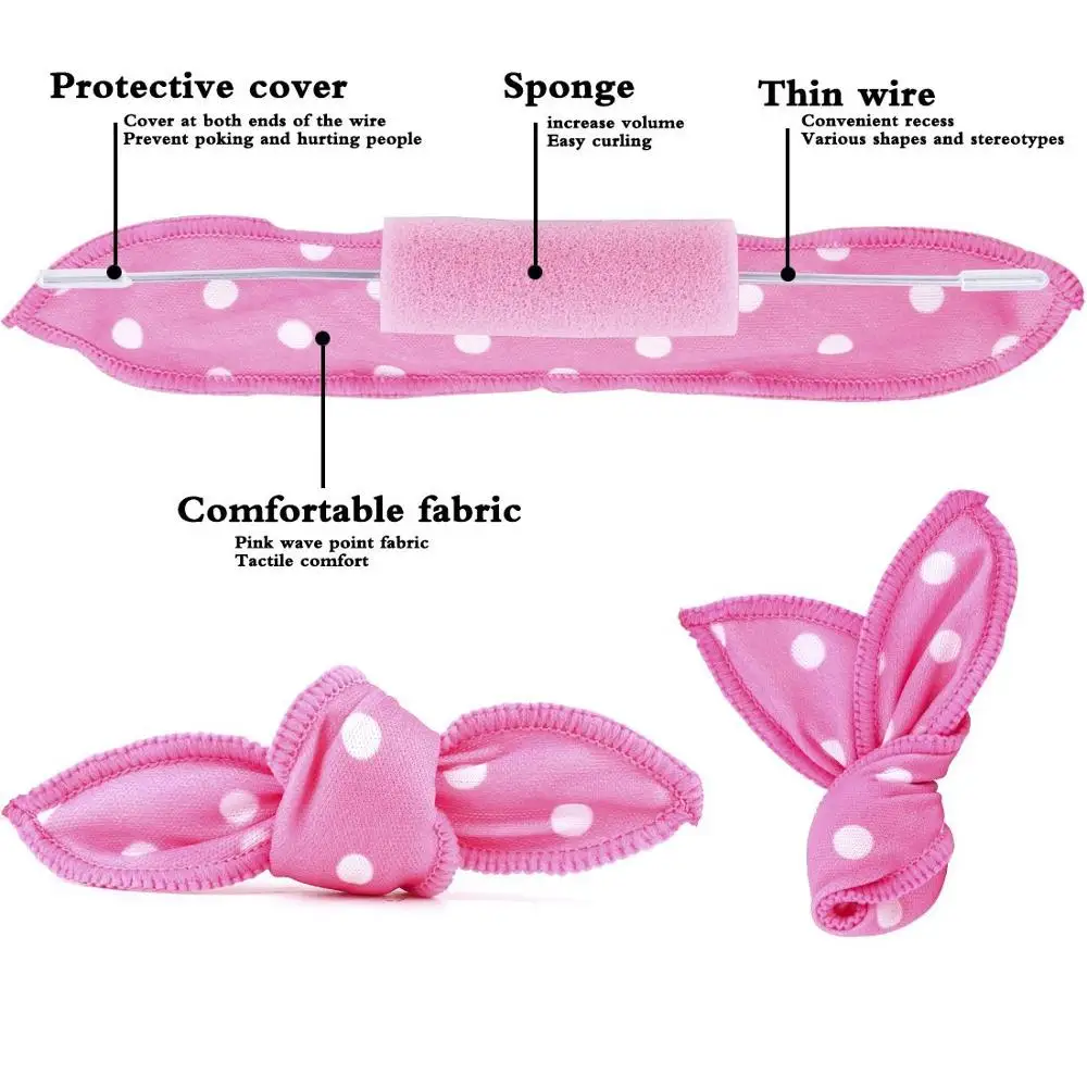 Foam Curlers No Heat Flexible Hair Curlers Rollers to Sleep In, Magic Hair  Rollers Overnight Curlers Curly Hair Styling Tools
