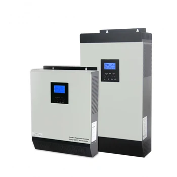 5KVA Hybrid Solar Power Inverter 24vdc to 110VAC 220vac 230vac Built in MPPT Solar Charge Controller