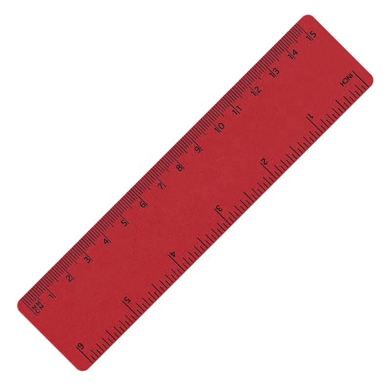 promotional plastic 6 inch ruler