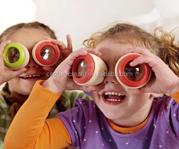 Оптовая продажа, миниатюрный деревянный калейдоскоп для детей, оптовая продажа