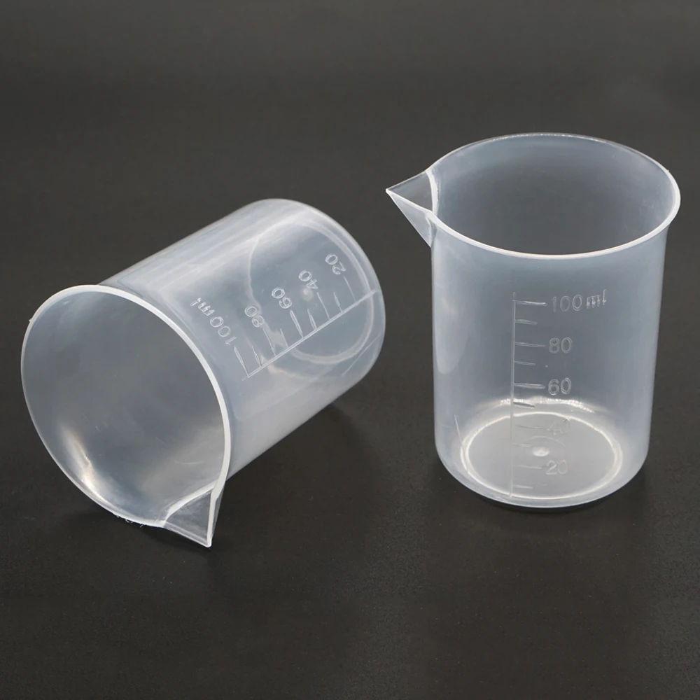 【送料無料/新品】 実験室での使用250ml50ml100ml1000ml計量カッププラスチック 研究用容器・計量器