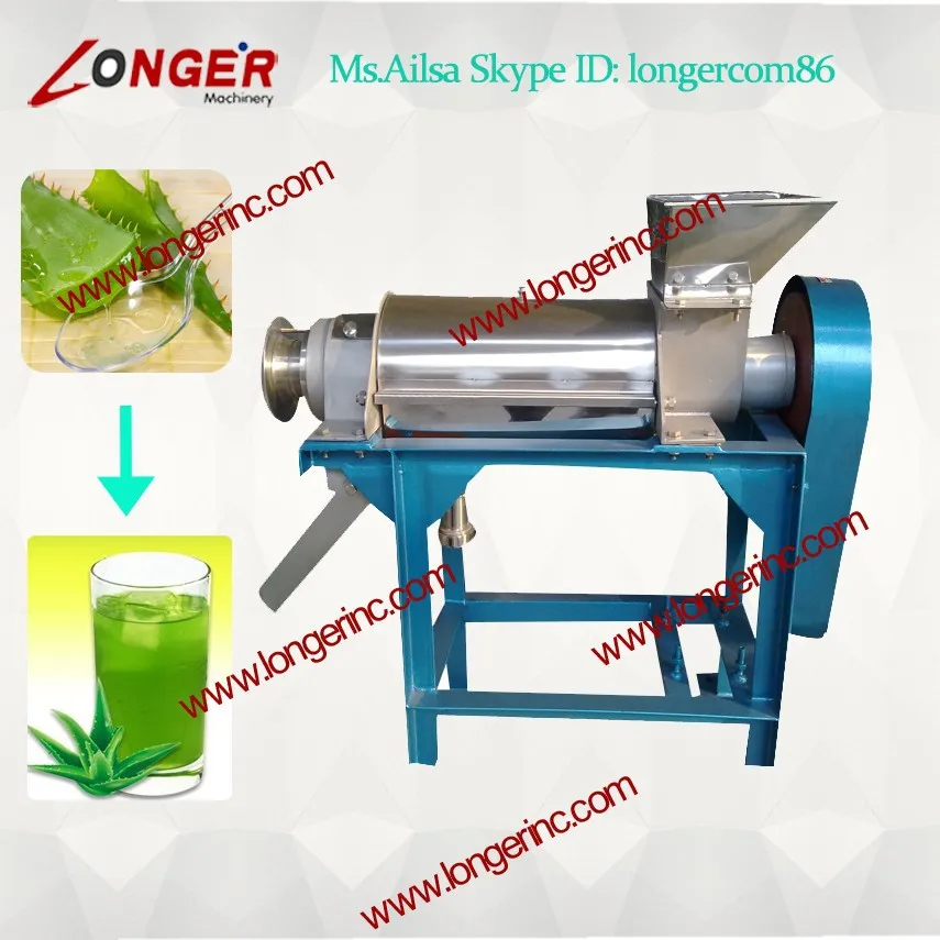 aloe vera juice extraction