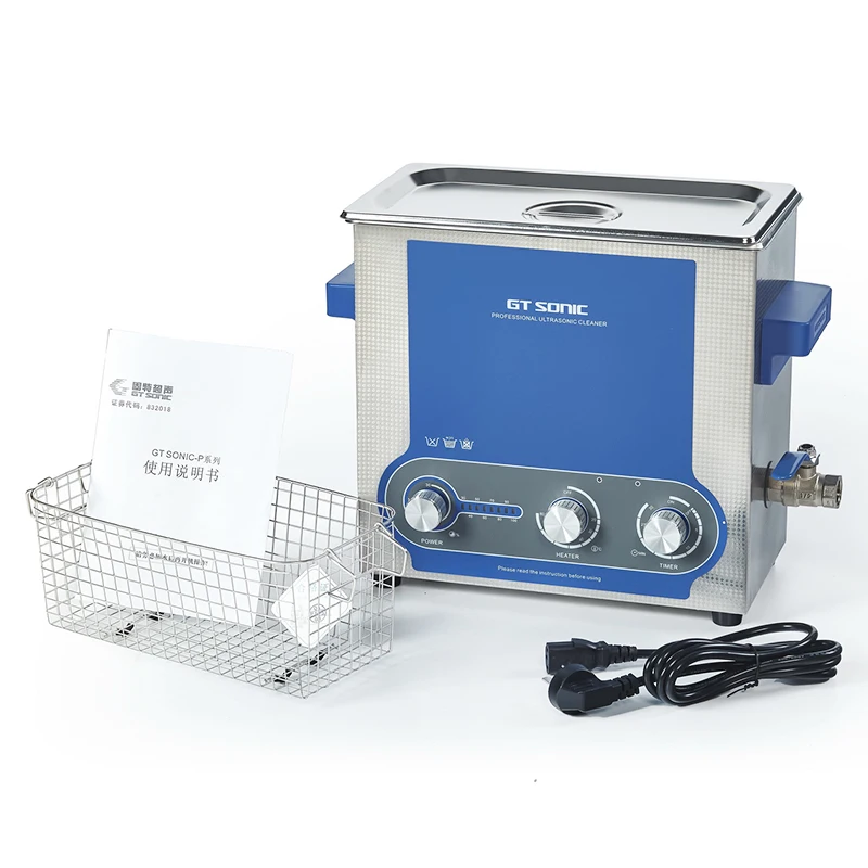 GT SONIC-P6 40K 150W Adjustable Ultrasonic Cleaner - 6L Dental