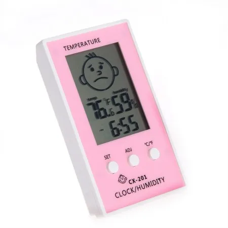 デジタル温度計湿度計lcd赤ちゃんの顔温度湿度時計 Buy 変更顔壁時計 非常に小型デジタル時計 スティックにデジタル時計 Product On Alibaba Com