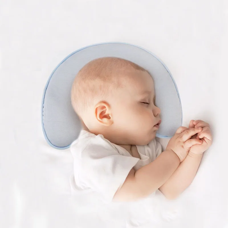 protezione per la testa piatta Cuscino per neonato in cotone nessuna immagine colore prodotto anti emicrania 