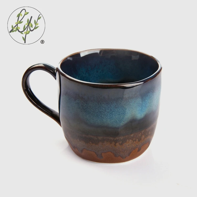 Wholesale Stoneware Tea Cups Saucer Set Pottery Mug Buy Stoneware Tea