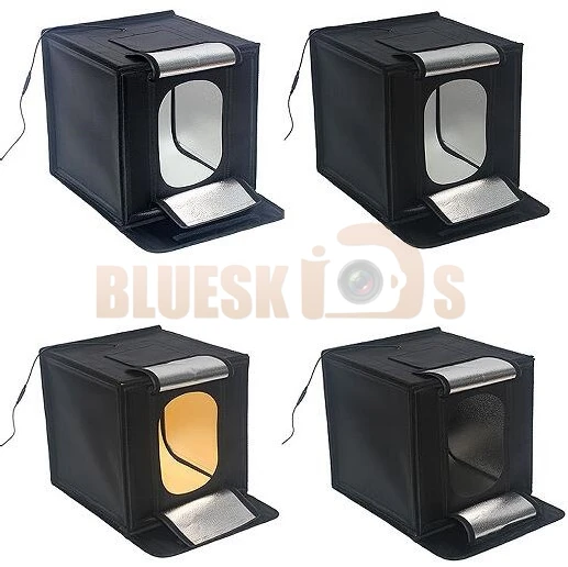 Портативный Лайтбокс для фотостудии с регулируемой яркостью и фоном для фотосъемки продукта