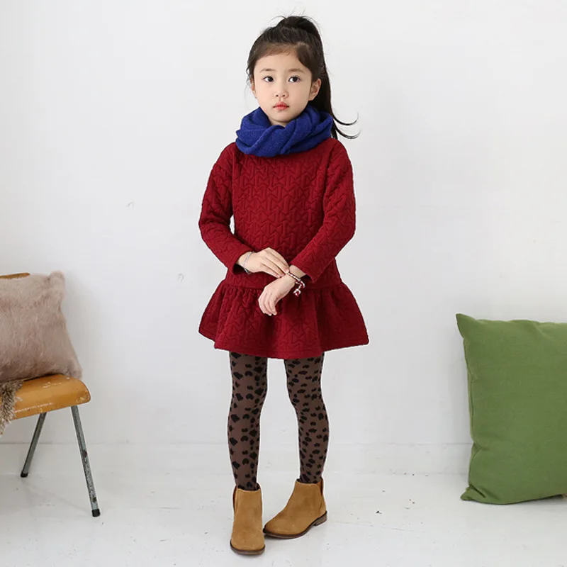 winter dress red Viking Dress, Linen, Red main image 1
