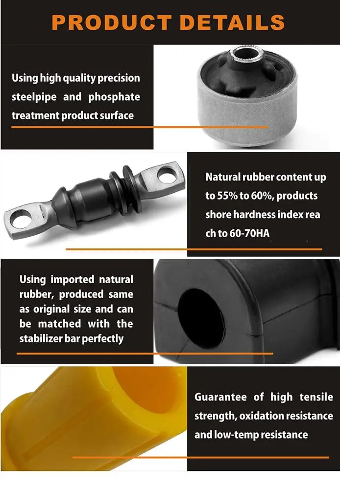 EEP Auto Parts Rubber Bushing for MITSUBISHI PAJERO V73 V75 V97