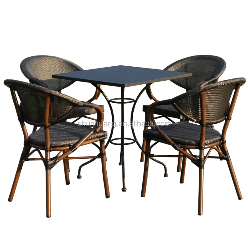 All Weather Outdoor Dining Sets Bamboo Like Fabric Chair And Table Buy Bamboo Dining Sets Bamboo Chair Outdoor Chair And Table Product On Alibaba Com