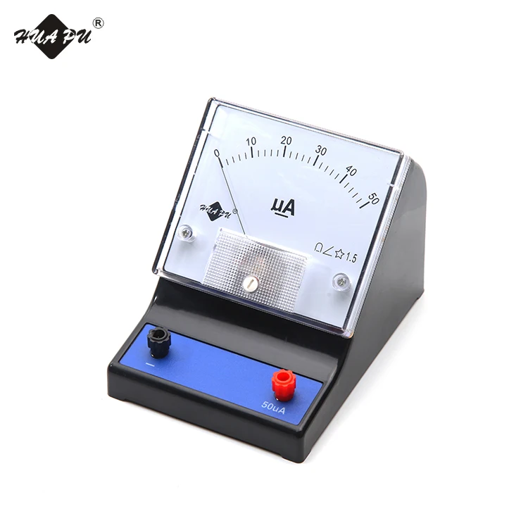 Pointer Type Education Panel Current Meter Moving Coil Student Micro Ammeter for School
