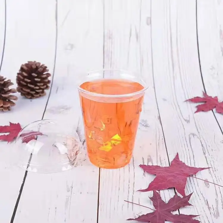 Заводская цена, пищевые и пищевые пластиковые, пластиковые питомцы, прозрачные пластиковые чашки для холодного напитка