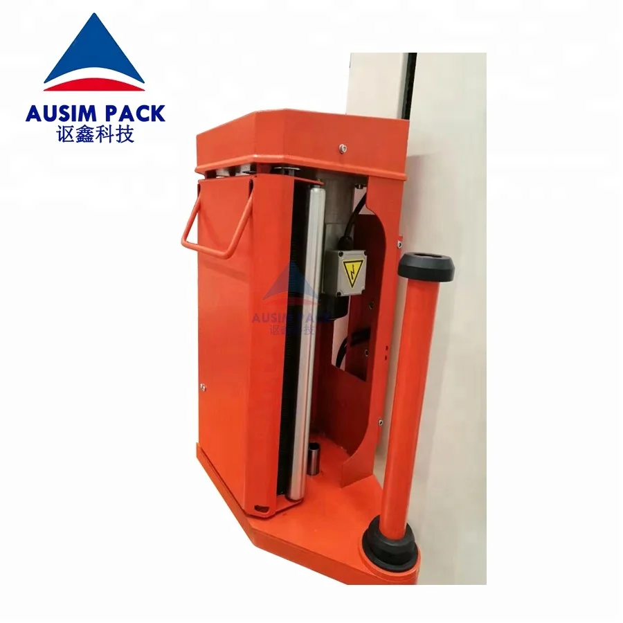 Полностью Автоматическая Механическая упаковочная машина для стрейч-пленки поддонов с вращающимся рычагом и дополнительным