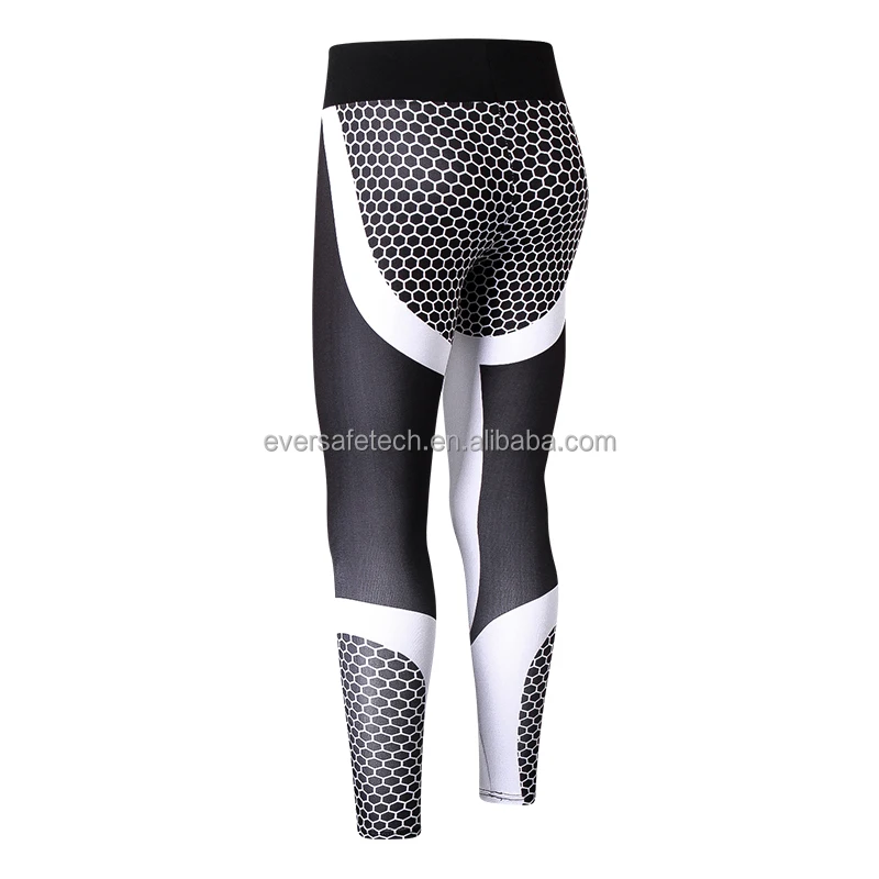 mesh pattern leggings