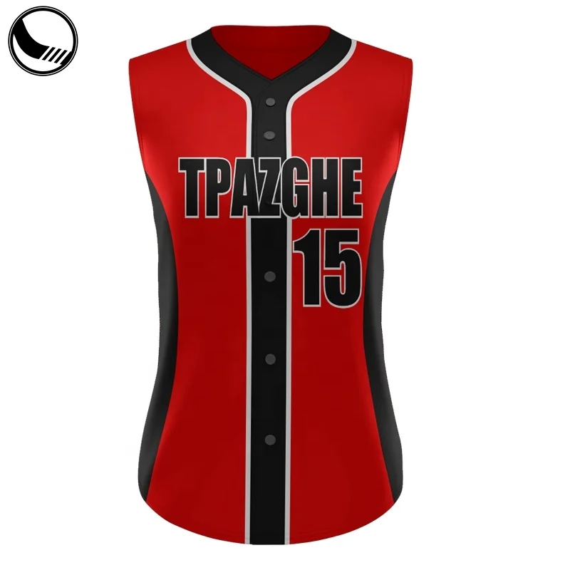 BETHERIVAL Custom Designed Breathable Printed Sportswear Sleeveless Baseball Jersey-100% Polyester