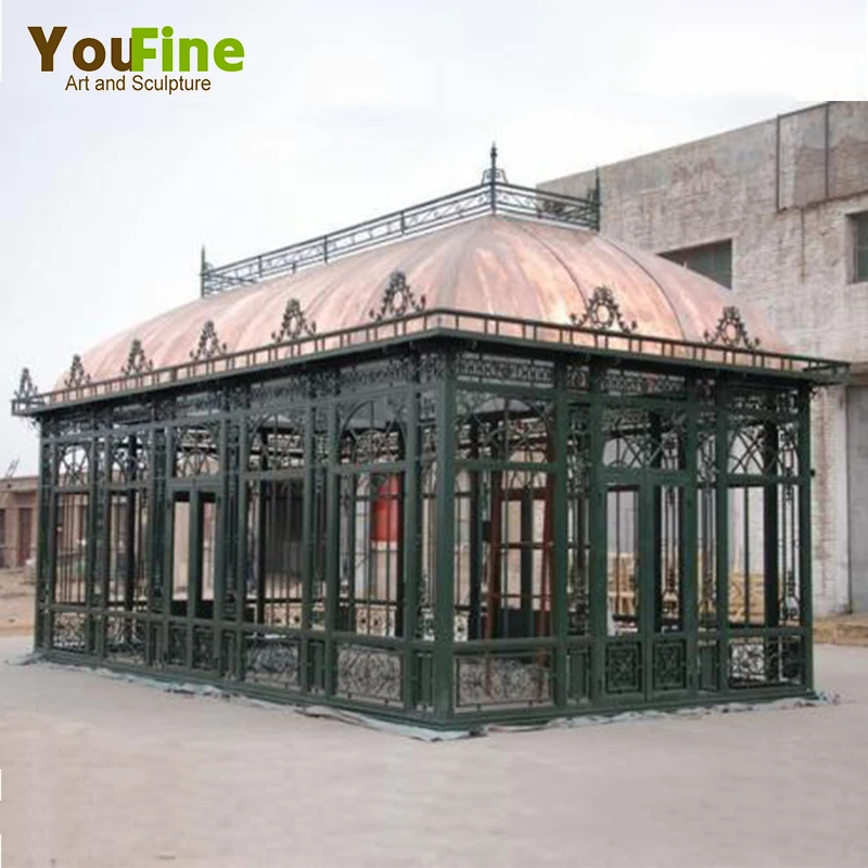 Classical Large Iron Gazebo for Garden
