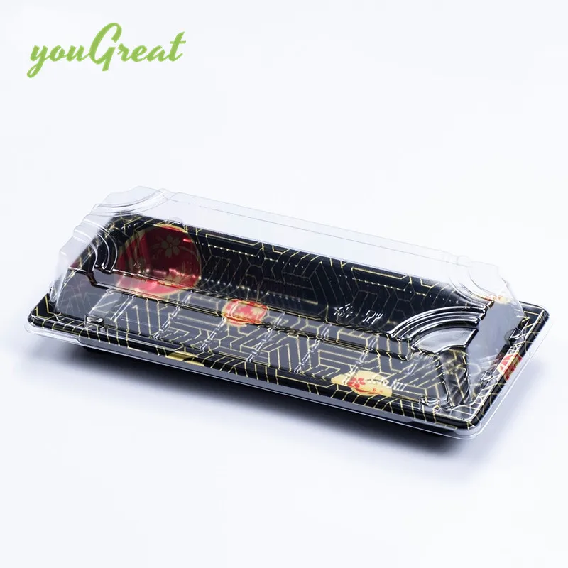 Wholesale Disposable Sushi Container Transparent Plastic Take Away