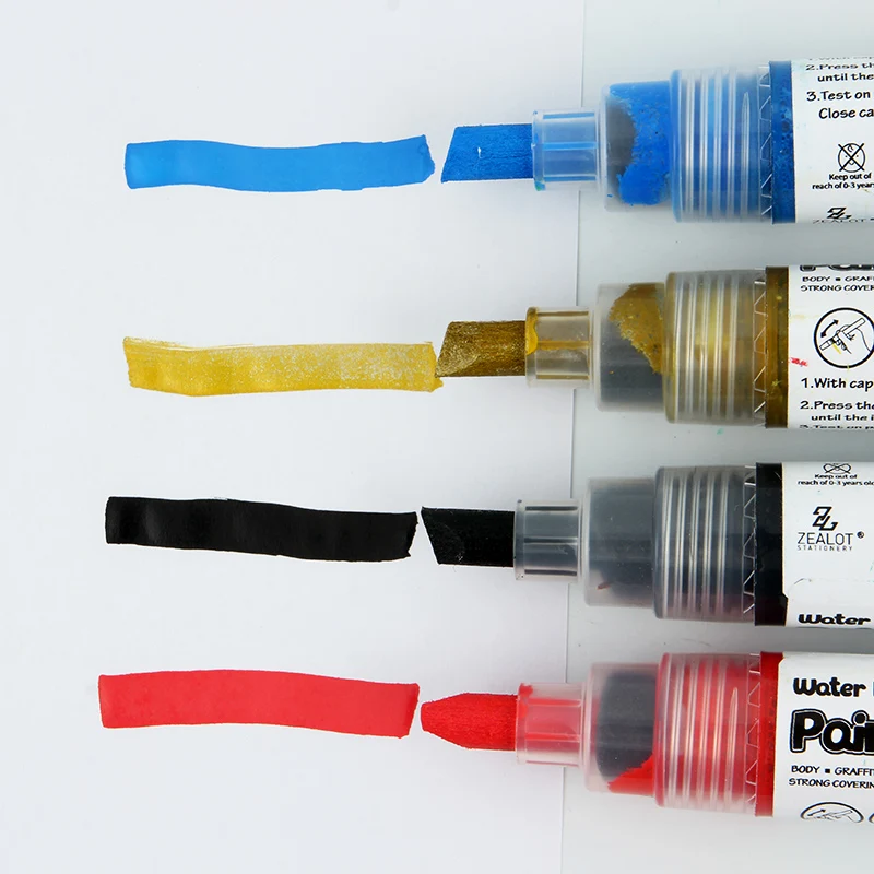 8.5mm White And Black Marker Leather Paint Pen Oem Oil Paint Marker