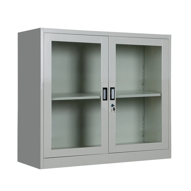 Easy Assembly Design Small Office Steel Cupboard with Swing Door