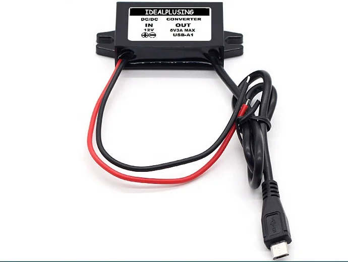 Imported Car Charge DC Converter Module 12V-5V Micro USB Output
