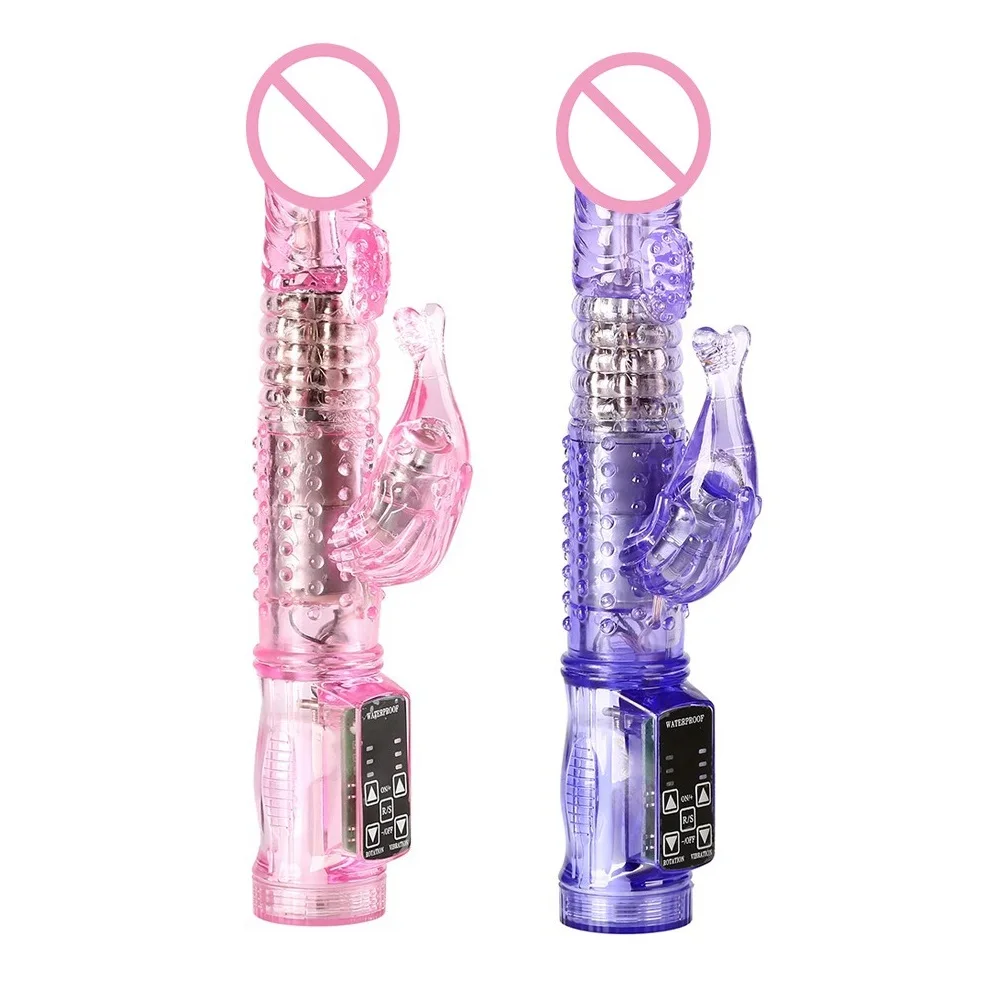 Source TPR magic wand 36 vibration swing rotating rabbit vibrator sex machine toy for women on m.alibaba