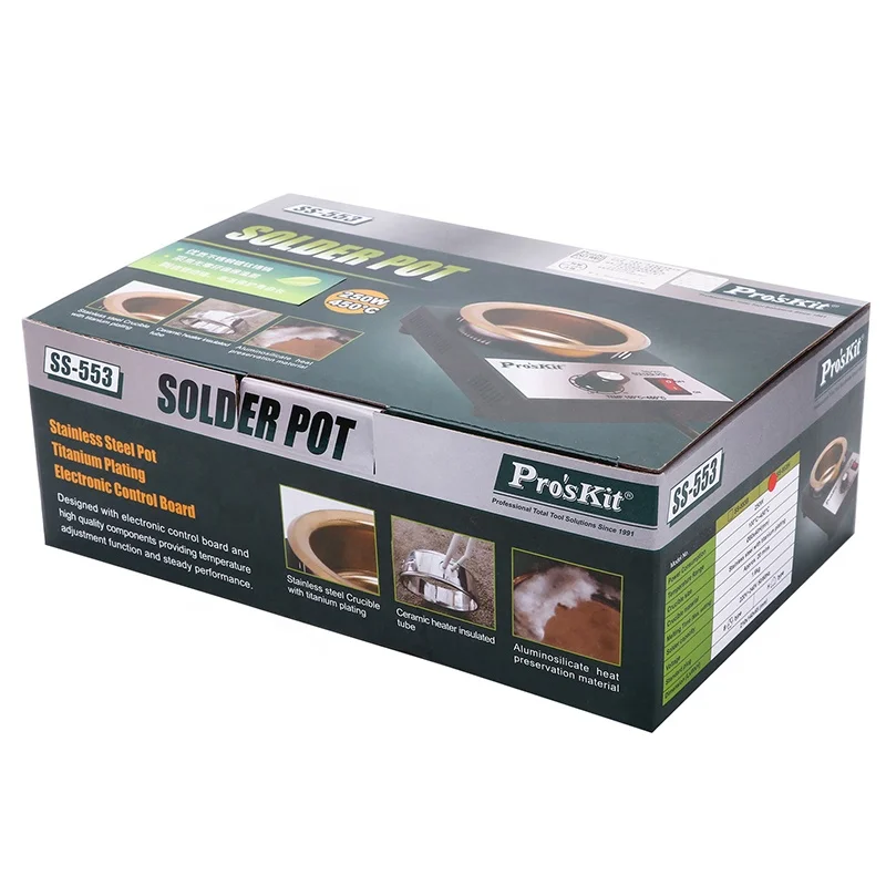 Паяльная кастрюля печь для плавления олова терморегуляционная паяльная ванна распайки 100/80/50/38 мм 200 ~ 450 градусов Цельсия