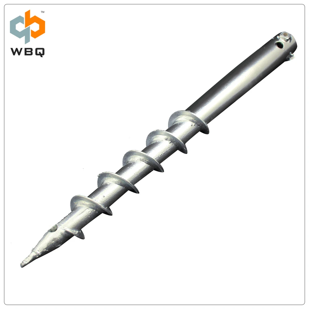Fastener Ground Screw Anchor for Fence