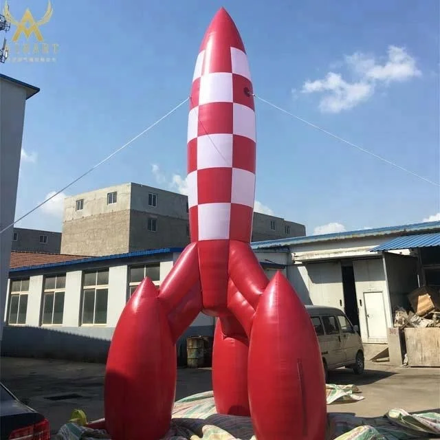 Gros fusée gonflable géante, y compris l'homme dansant et les ballons -  Alibaba.com