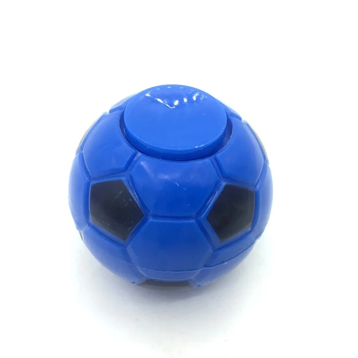 Factory Sell 50MM Football Spinner Vending Capsule Toys Plastic Soccer Fidget Spinner Football Hand Spinner for Kids Toys