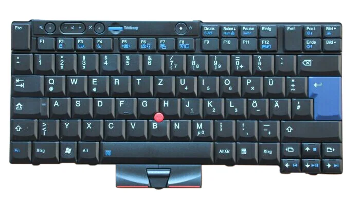 IBM 레노버 씽크패드 X220 X220I 45N2242 키보드용 새 독일어 키보드