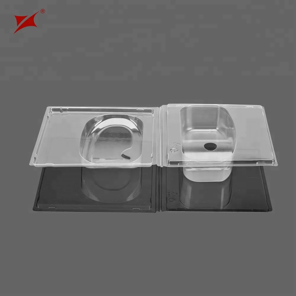 Diy Empty Double Pet Trapped Tools Blister Packs Plastic Clamshell Packaging