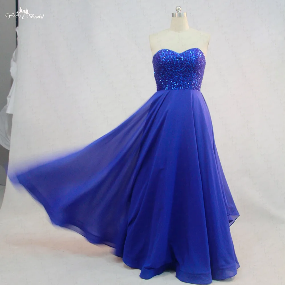 royal blue night dress