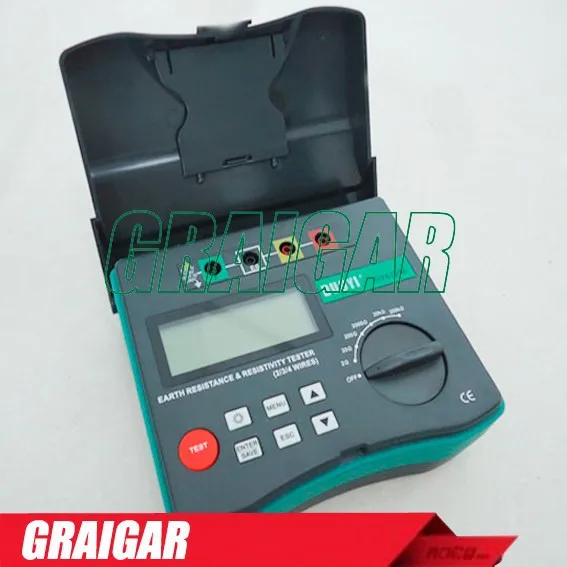DUOYI DY4300B тестер сопротивления заземления 4-Клемма и