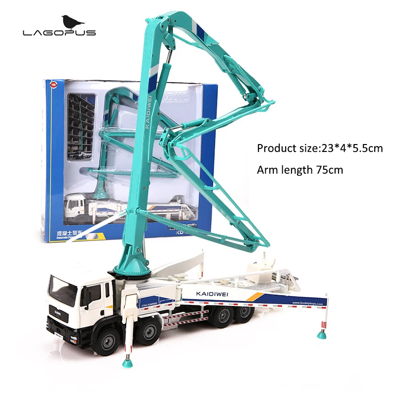 
Рождественский подарок, Инженерная модель автомобиля из сплава, бетононасос, грузовик, Детская Игрушечная модель автомобиля 