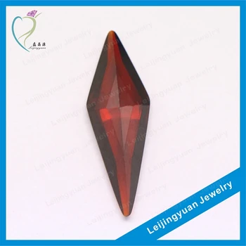 Hot sale high quality low price rough rhombus shape cubic zirconia