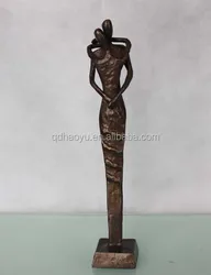 Чугунный металлический любовь пара статуя для украшения дома embrass один