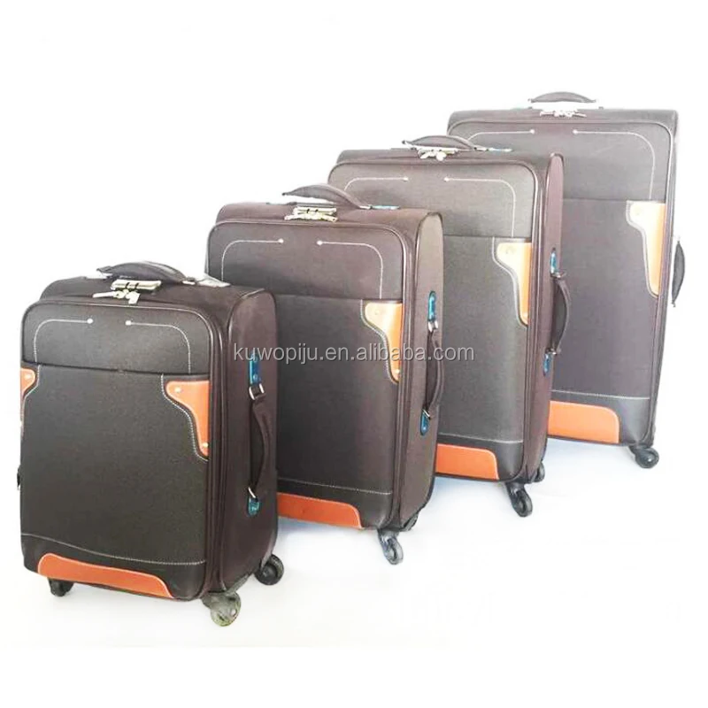 Полиэстер 600d 4 колеса для путешествий 3 шт. расширяемый EVA Дорожный комплект багажа 20 '24' 28 'с колесами набор чемоданов