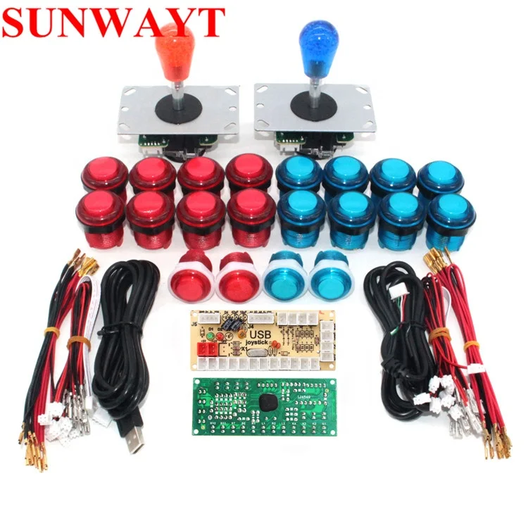 Arcade Sanwa DIY Parts Sanwa Stick Sanwa Button For Raspberry Pi 1/ 2/ 3B MAME 