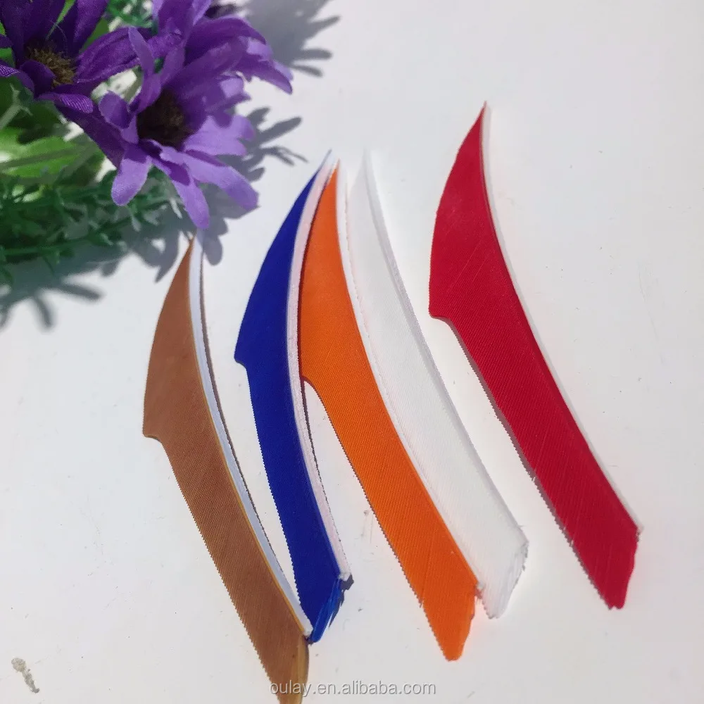 25 Ailettes De Flèches 3 Pouces – Plumes Dinde, Jaune, Pour Tir à L'arc (neuf)