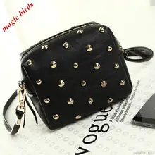 2015 new arrive rivet mini women bags women messenger bag fashion women’s handbag candy color women should bags