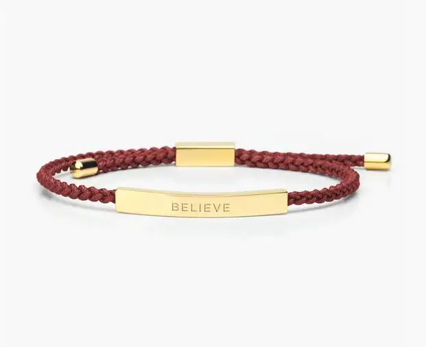 Bracelet Unisexe Acier Inoxydable Et Nylon Tressé Noir - Longueur 21 Cm - Style Gourmette/corde - Neuf Sans Emballage